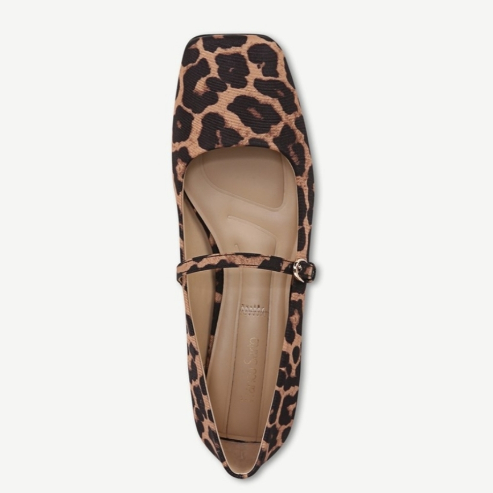 FRANCO TINSLEY MARY JANE LEOPARD FLATS SZ 9 - Picture 3 of 12